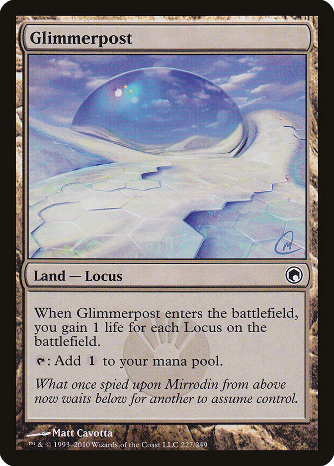 Glimmerpost [Scars of Mirrodin] | Gamer Loot