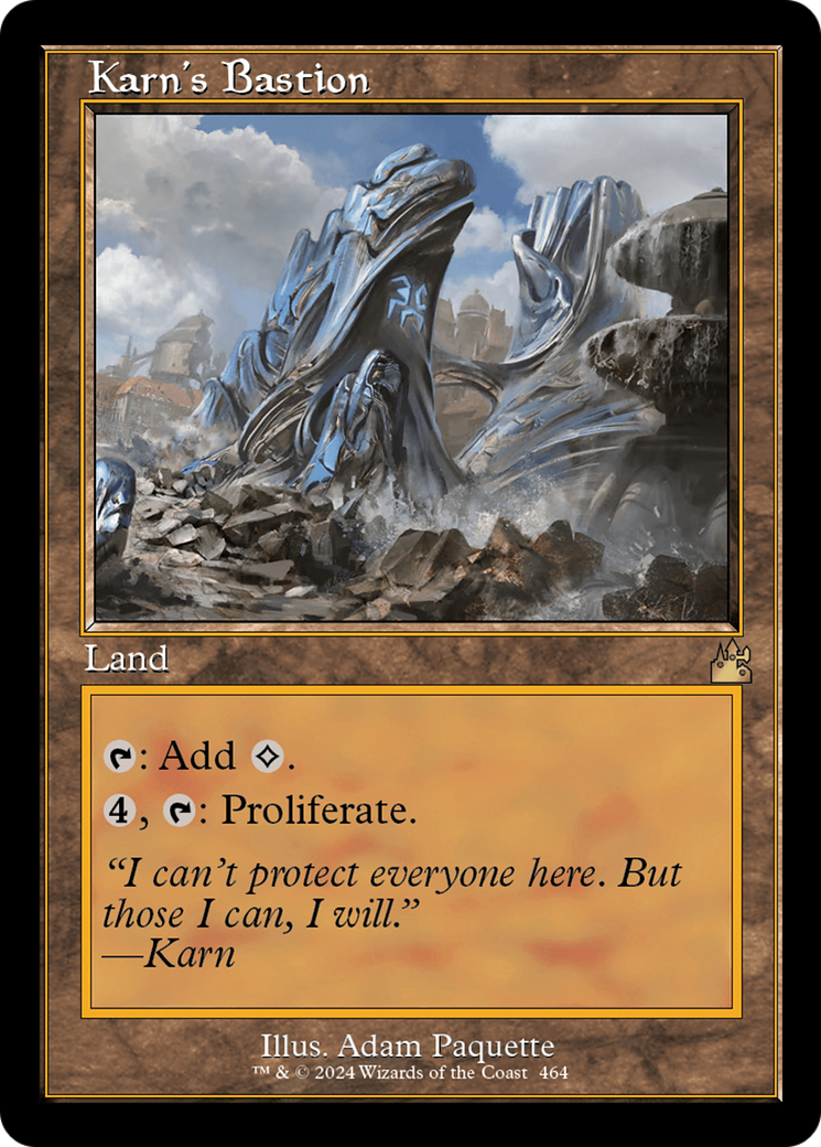 Karn's Bastion (Retro Frame) [Ravnica Remastered] | Gamer Loot