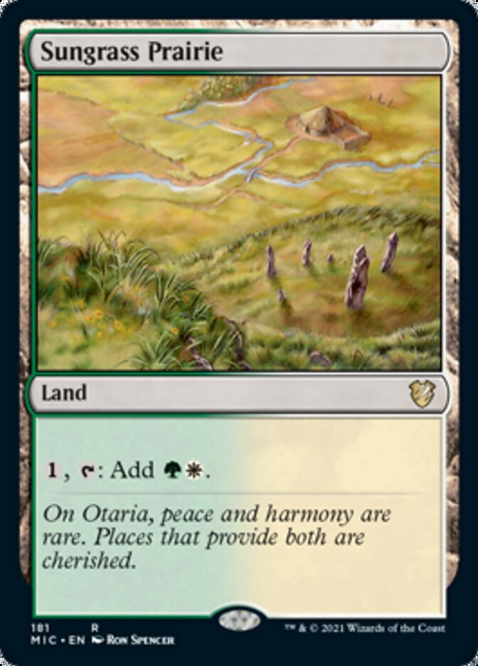 Sungrass Prairie [Innistrad: Midnight Hunt Commander] | Gamer Loot