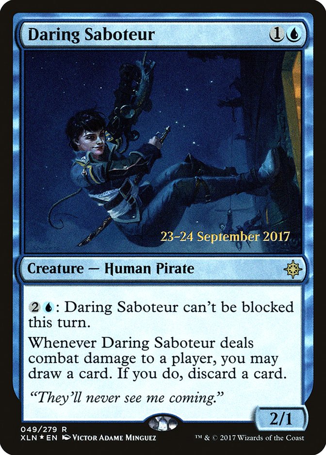 Daring Saboteur  [Ixalan Prerelease Promos] | Gamer Loot