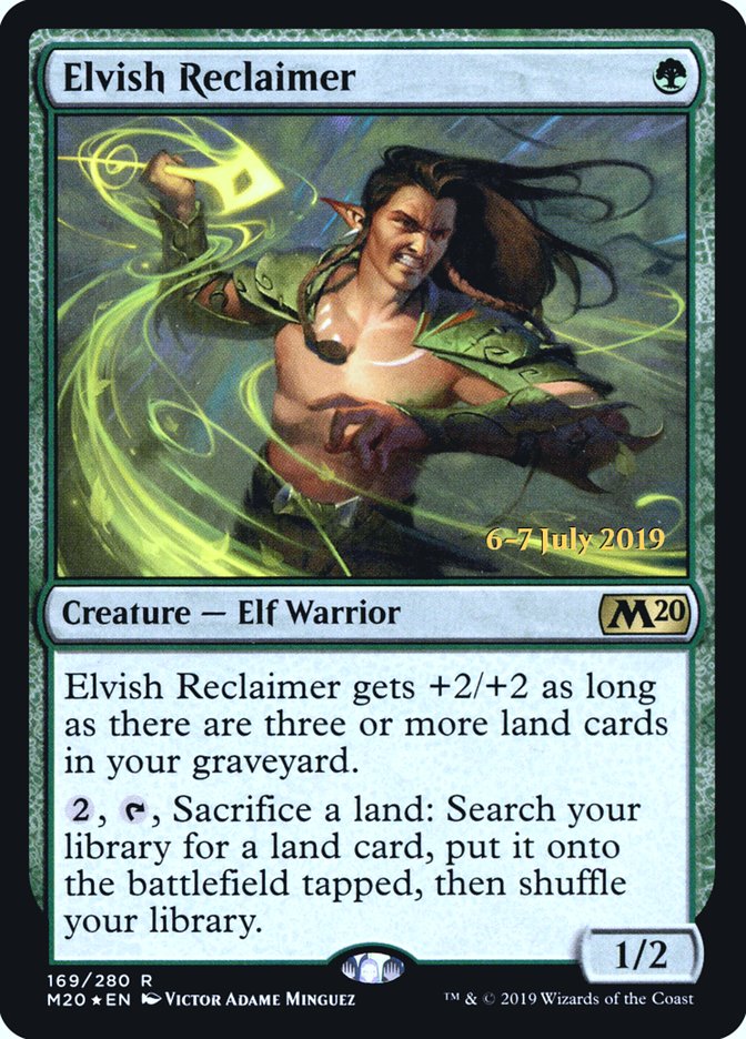 Elvish Reclaimer  [Core Set 2020 Prerelease Promos] | Gamer Loot