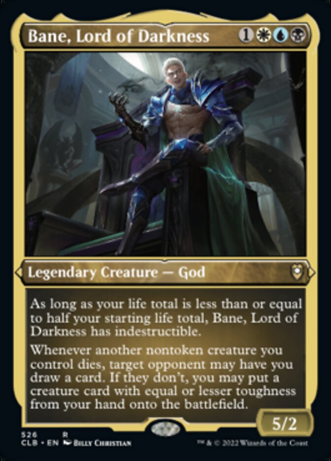 Bane, Lord of Darkness (Foil Etched) [Commander Legends: Battle for Baldur's Gate] | Gamer Loot