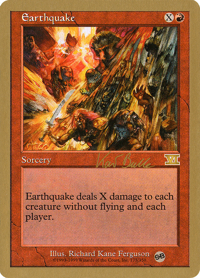 Earthquake (Kai Budde) (SB) [World Championship Decks 1999] | Gamer Loot