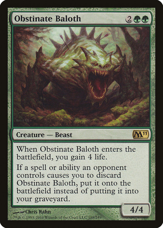 Obstinate Baloth [Magic 2011] | Gamer Loot
