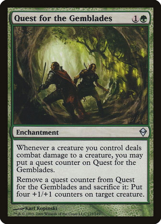 Quest for the Gemblades [Zendikar] | Gamer Loot