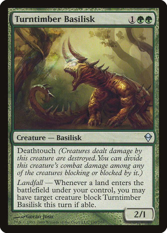 Turntimber Basilisk [Zendikar] | Gamer Loot