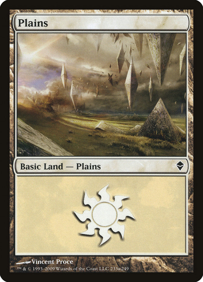 Plains (233a) [Zendikar] | Gamer Loot