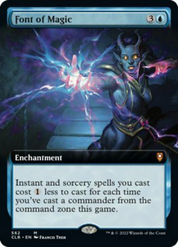 Font of Magic (Extended Art) [Commander Legends: Battle for Baldur's Gate] | Gamer Loot