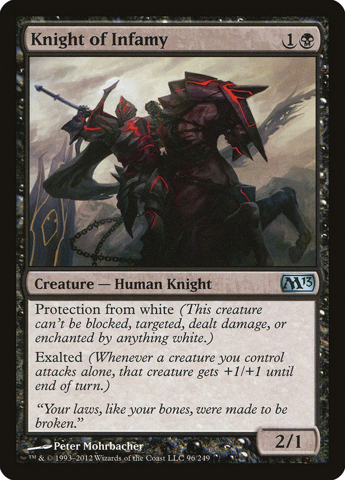 Knight of Infamy [Magic 2013] | Gamer Loot