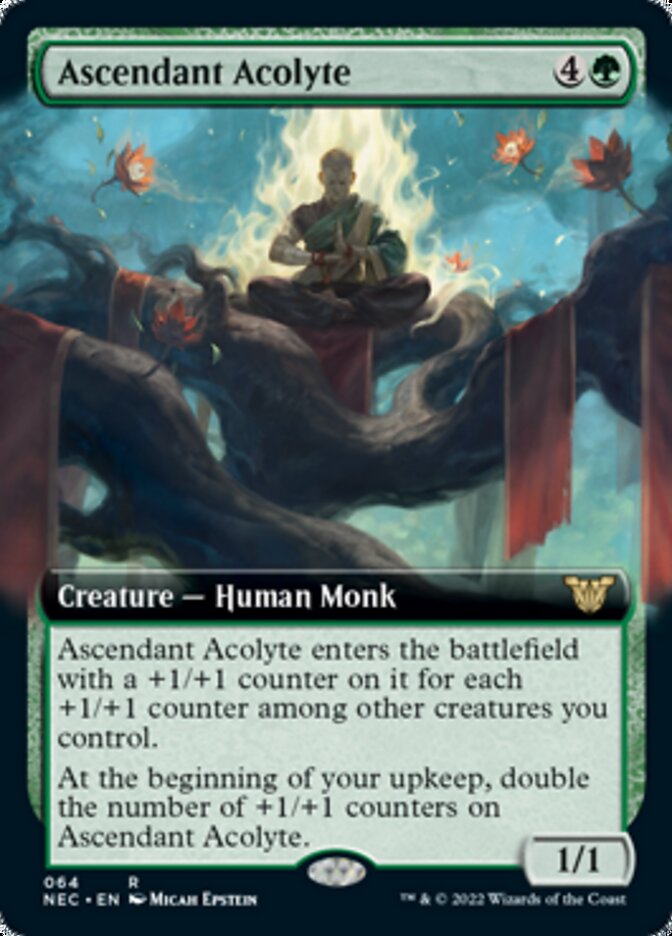 Ascendant Acolyte (Extended) [Kamigawa: Neon Dynasty Commander] | Gamer Loot