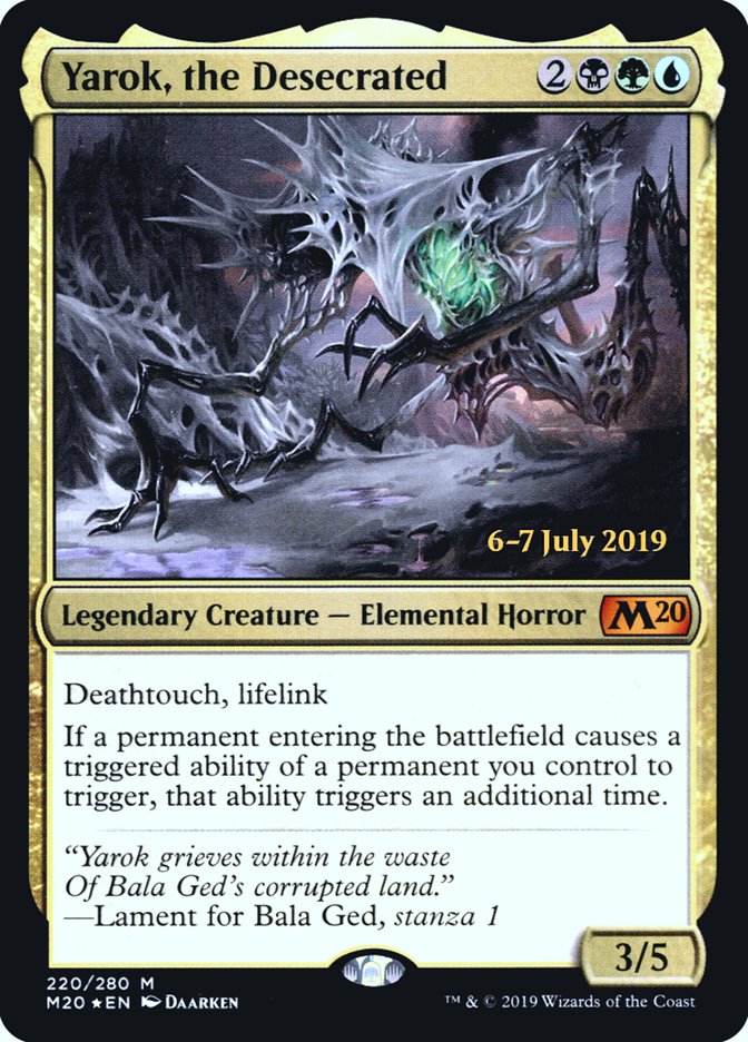 Yarok, the Desecrated  [Core Set 2020 Prerelease Promos] | Gamer Loot