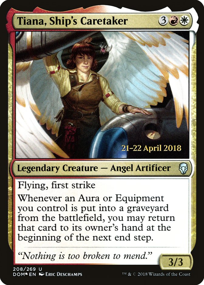 Tiana, Ship's Caretaker  [Dominaria Prerelease Promos] | Gamer Loot