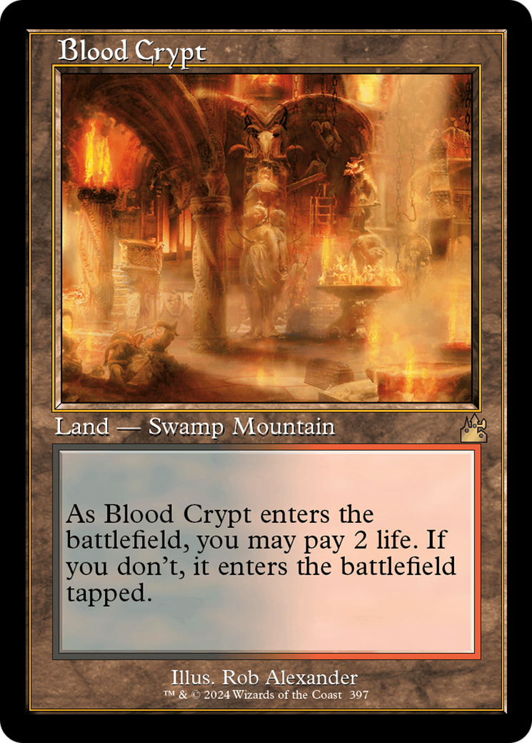 Blood Crypt (Retro) [Ravnica Remastered] | Gamer Loot