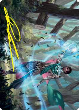 Dragonsguard Elite Art Card (Gold-Stamped Signature) (15/81) [Strixhaven: School of Mages Art Series] | Gamer Loot