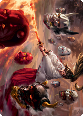 Unquenchable Fury Art Card [Kamigawa: Neon Dynasty Art Series] | Gamer Loot