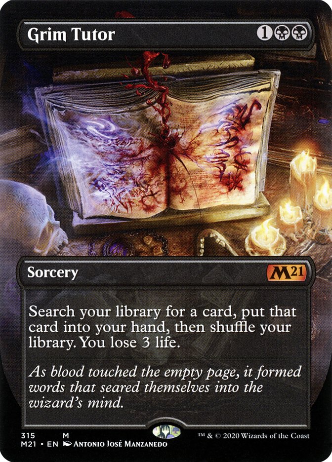 Grim Tutor (Extended) [Core Set 2021] | Gamer Loot