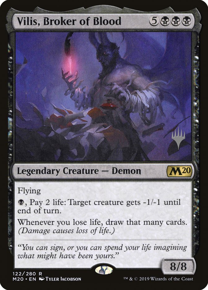 Vilis, Broker of Blood (Promo Pack) [Core Set 2020 Promos] | Gamer Loot