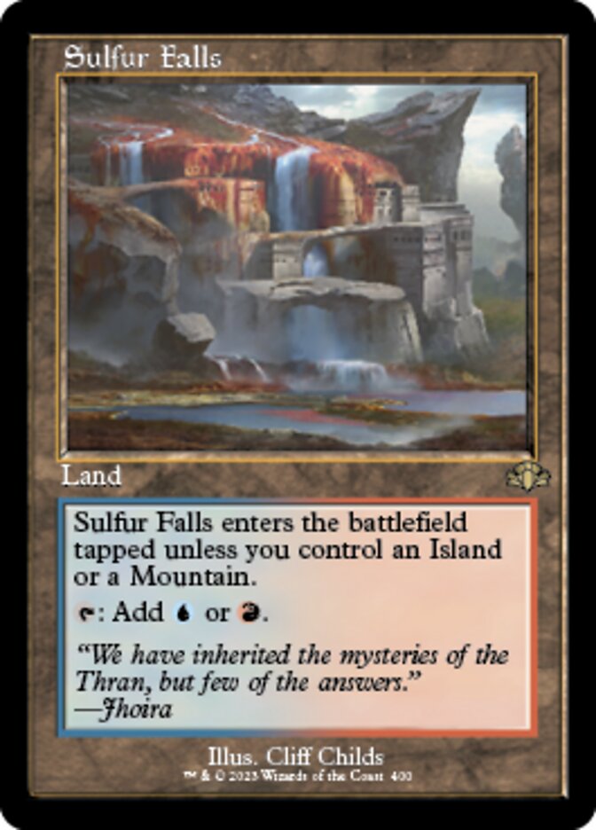 Sulfur Falls (Retro) [Dominaria Remastered] | Gamer Loot