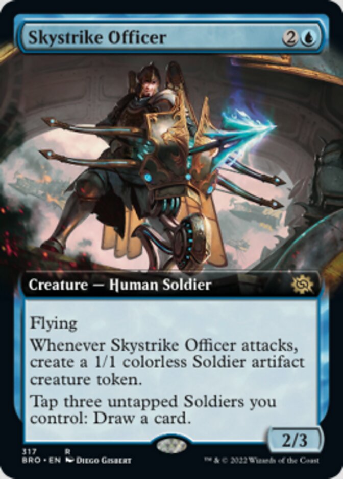 Skystrike Officer (Extended Art) [The Brothers' War] | Gamer Loot