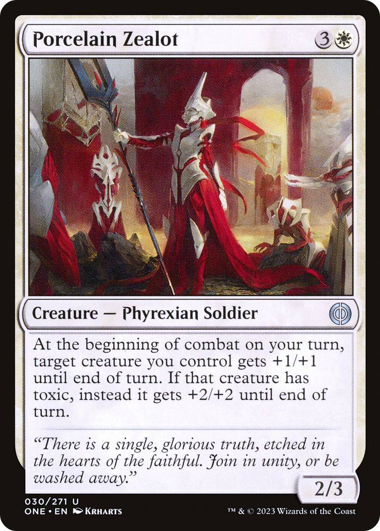 Porcelain Zealot [Phyrexia: All Will Be One] | Gamer Loot