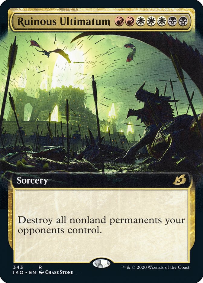 Ruinous Ultimatum (Extended Art) [Ikoria: Lair of Behemoths] | Gamer Loot