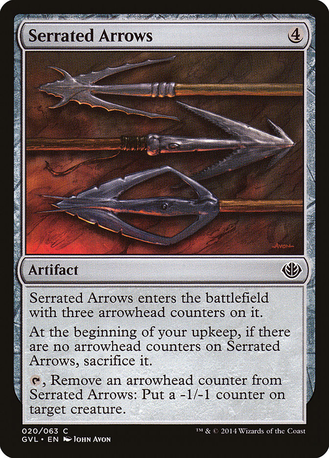 Serrated Arrows (Garruk vs. Liliana) [Duel Decks Anthology] | Gamer Loot