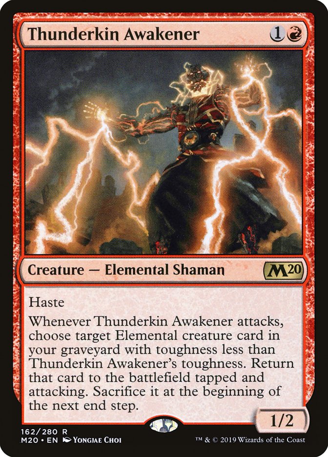 Thunderkin Awakener [Core Set 2020] | Gamer Loot