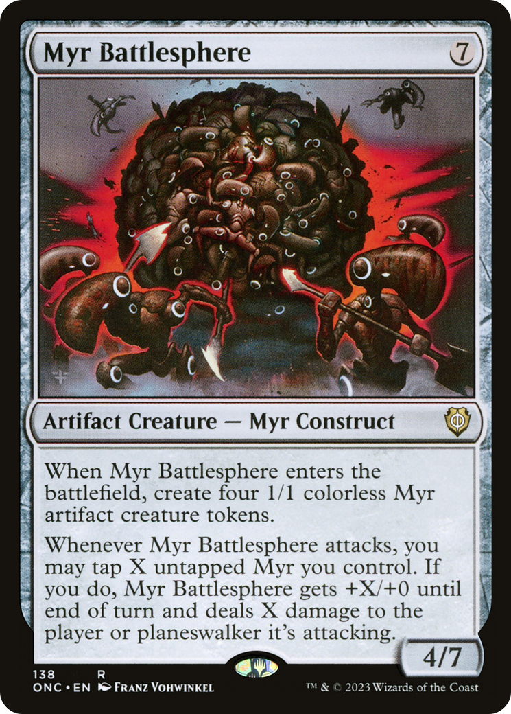 Myr Battlesphere [Phyrexia: All Will Be One Commander] | Gamer Loot