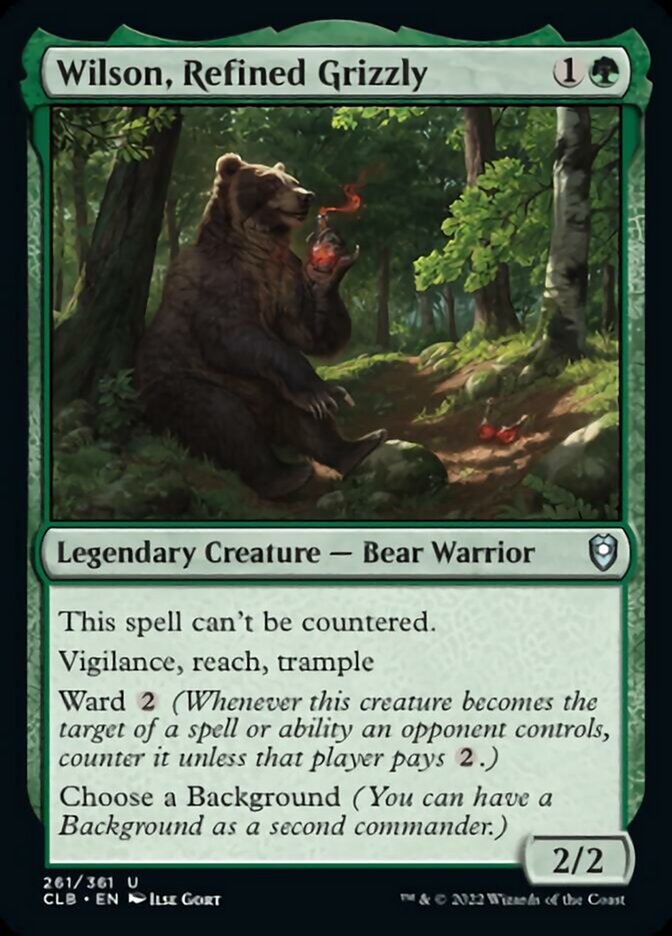 Wilson, Refined Grizzly [Commander Legends: Battle for Baldur's Gate] | Gamer Loot