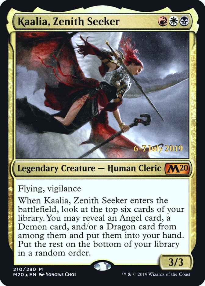 Kaalia, Zenith Seeker  [Core Set 2020 Prerelease Promos] | Gamer Loot