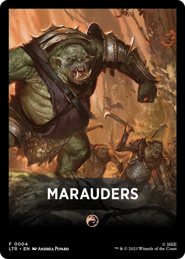 Marauders Theme Card [The Lord of the Rings: Tales of Middle-Earth Tokens] | Gamer Loot