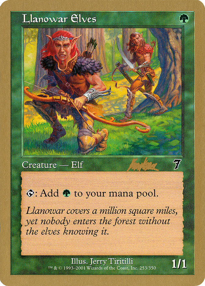 Llanowar Elves (Brian Kibler) [World Championship Decks 2002] | Gamer Loot