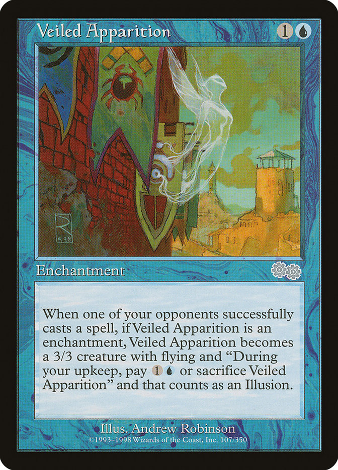 Veiled Apparition [Urza's Saga] | Gamer Loot