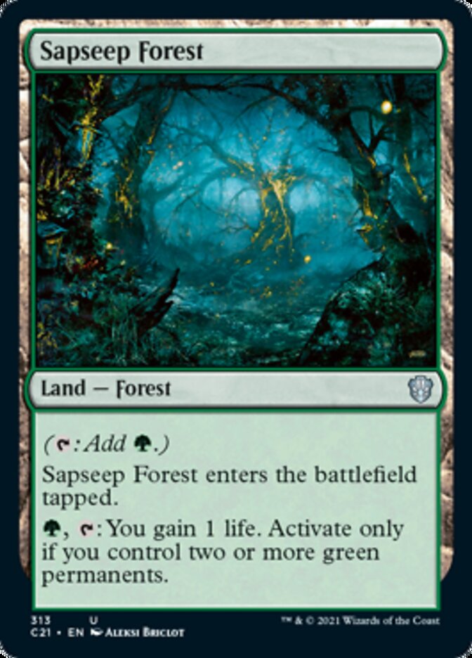 Sapseep Forest [Commander 2021] | Gamer Loot