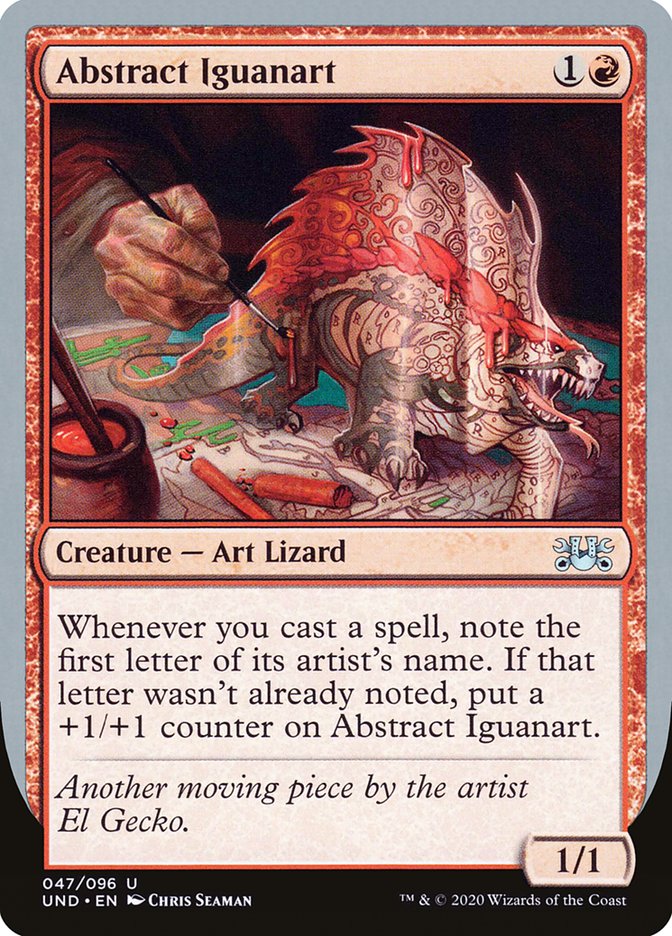 Abstract Iguanart [Unsanctioned] | Gamer Loot