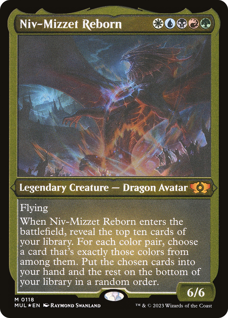 Niv-Mizzet Reborn (Foil Etched) [Multiverse Legends] | Gamer Loot