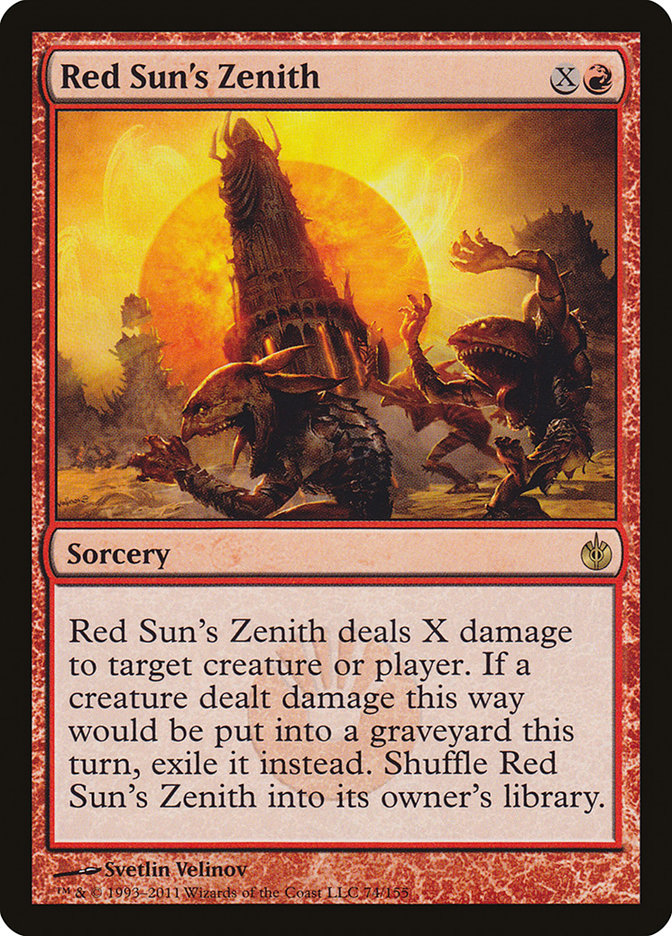 Red Sun's Zenith [Mirrodin Besieged] | Gamer Loot
