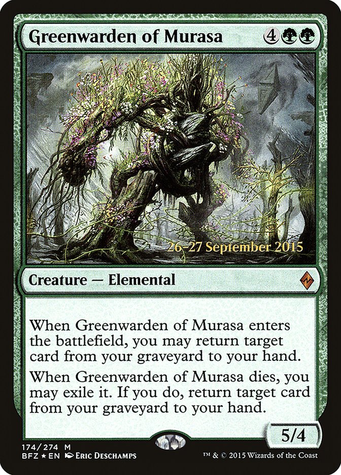 Greenwarden of Murasa  [Battle for Zendikar Prerelease Promos] | Gamer Loot