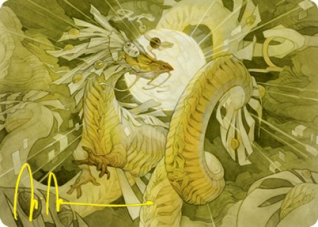 Brilliant Restoration Art Card (Gold-Stamped Signature) [Kamigawa: Neon Dynasty Art Series] | Gamer Loot