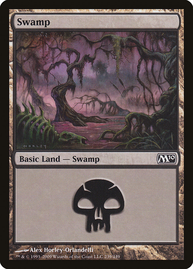 Swamp (239) [Magic 2010] | Gamer Loot