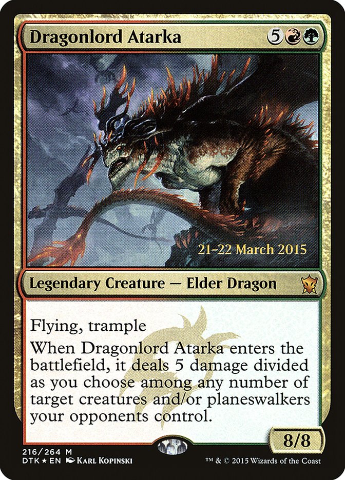 Dragonlord Atarka  [Dragons of Tarkir Prerelease Promos] | Gamer Loot