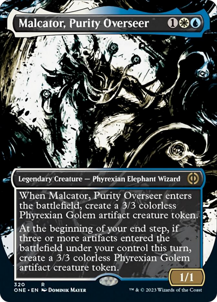 Malcator, Purity Overseer (Borderless Ichor) [Phyrexia: All Will Be One] | Gamer Loot