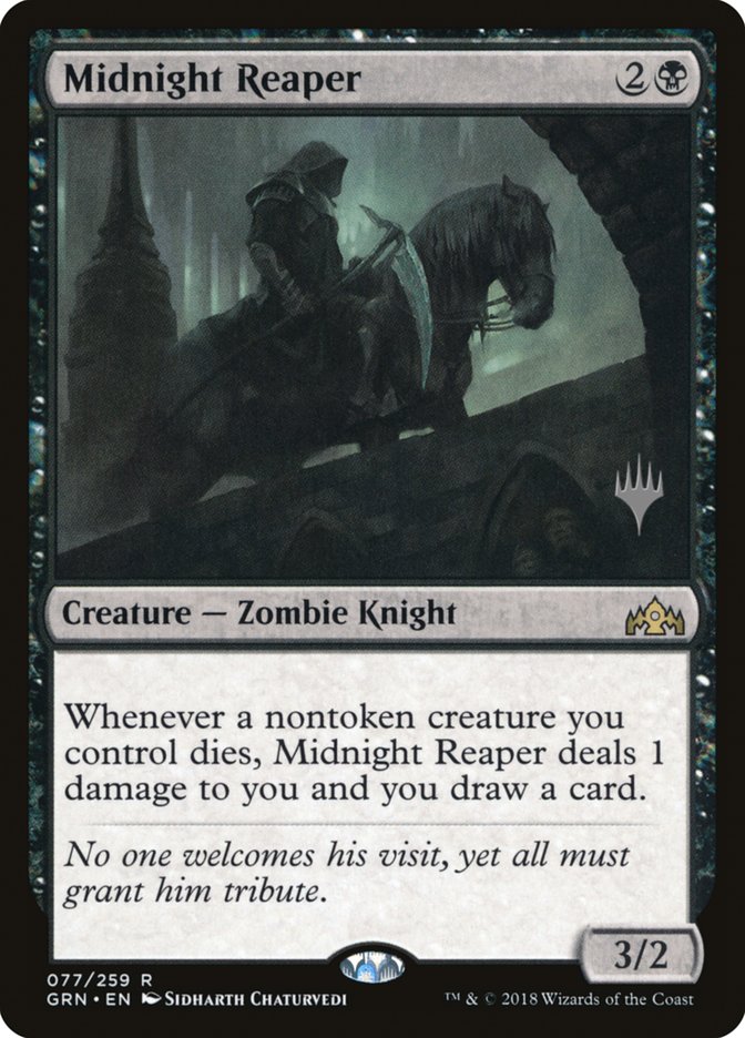 Midnight Reaper (Promo Pack) [Guilds of Ravnica Promos] | Gamer Loot