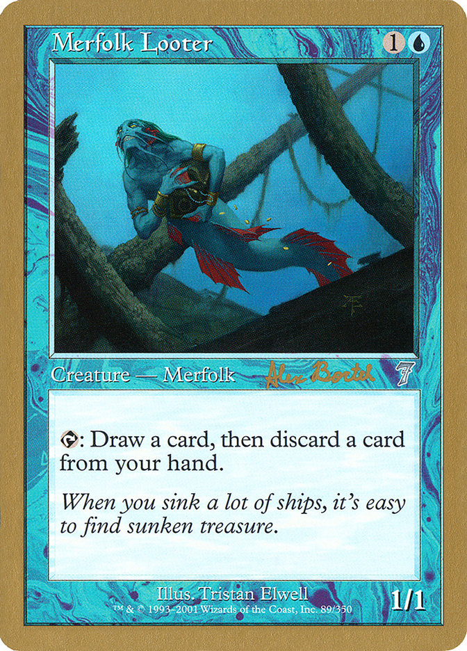 Merfolk Looter (Alex Borteh) [World Championship Decks 2001] | Gamer Loot