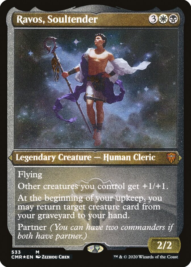 Ravos, Soultender (Etched) [Commander Legends] | Gamer Loot