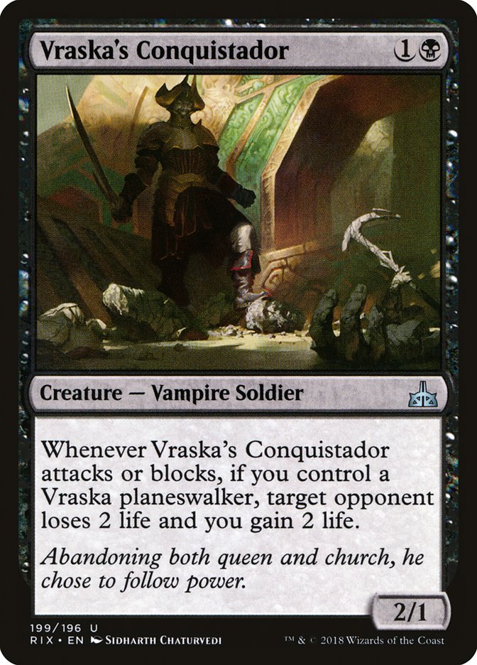 Vraska's Conquistador [Rivals of Ixalan] | Gamer Loot