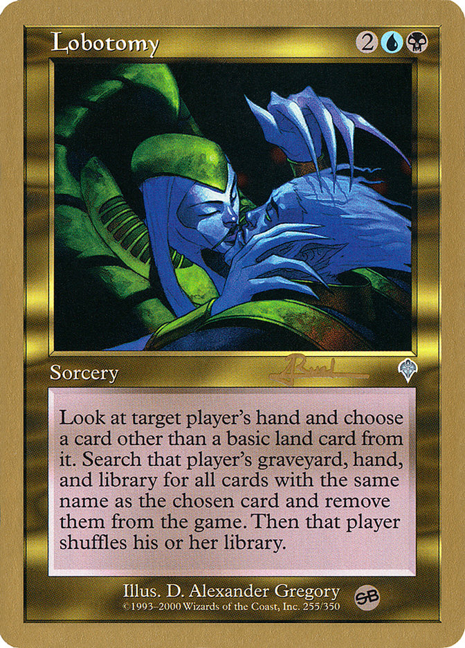 Lobotomy (Antoine Ruel) (SB) [World Championship Decks 2001] | Gamer Loot