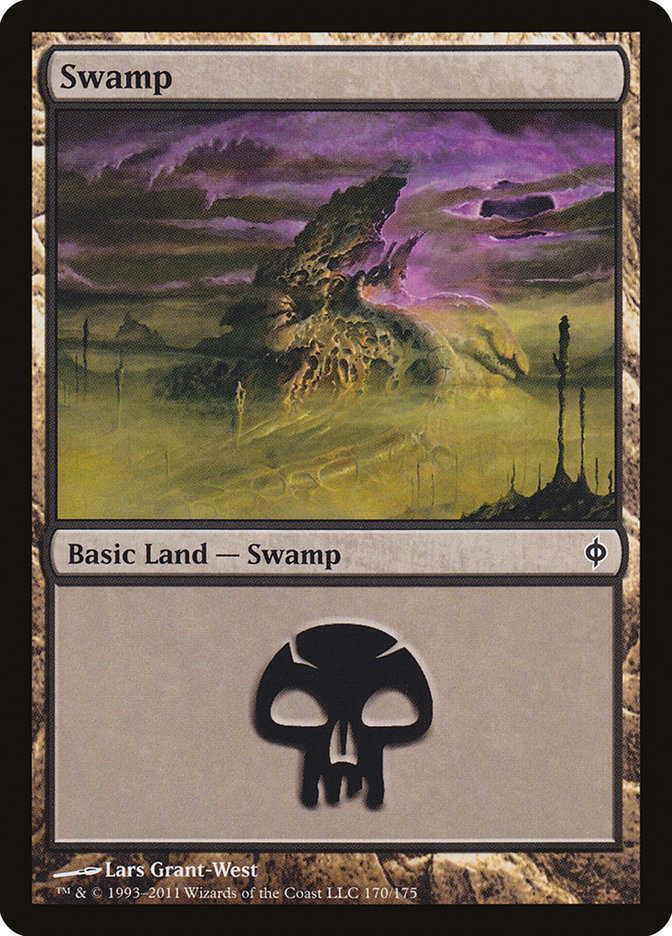 Swamp (170) [New Phyrexia] | Gamer Loot