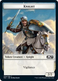 Knight // Soldier Double-sided Token [Core Set 2021 Tokens] | Gamer Loot