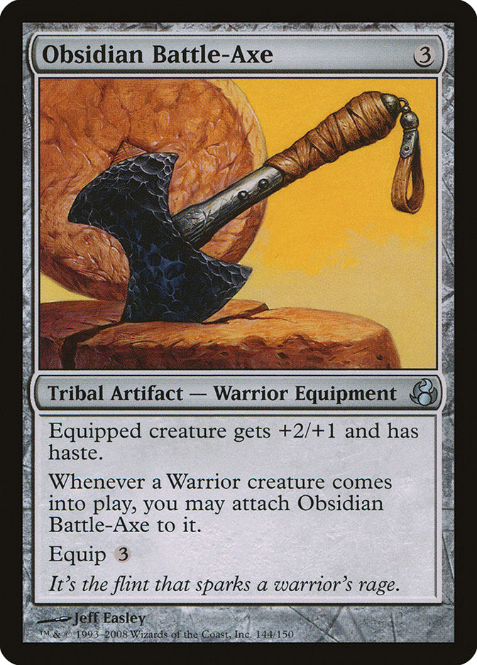 Obsidian Battle-Axe [Morningtide] | Gamer Loot